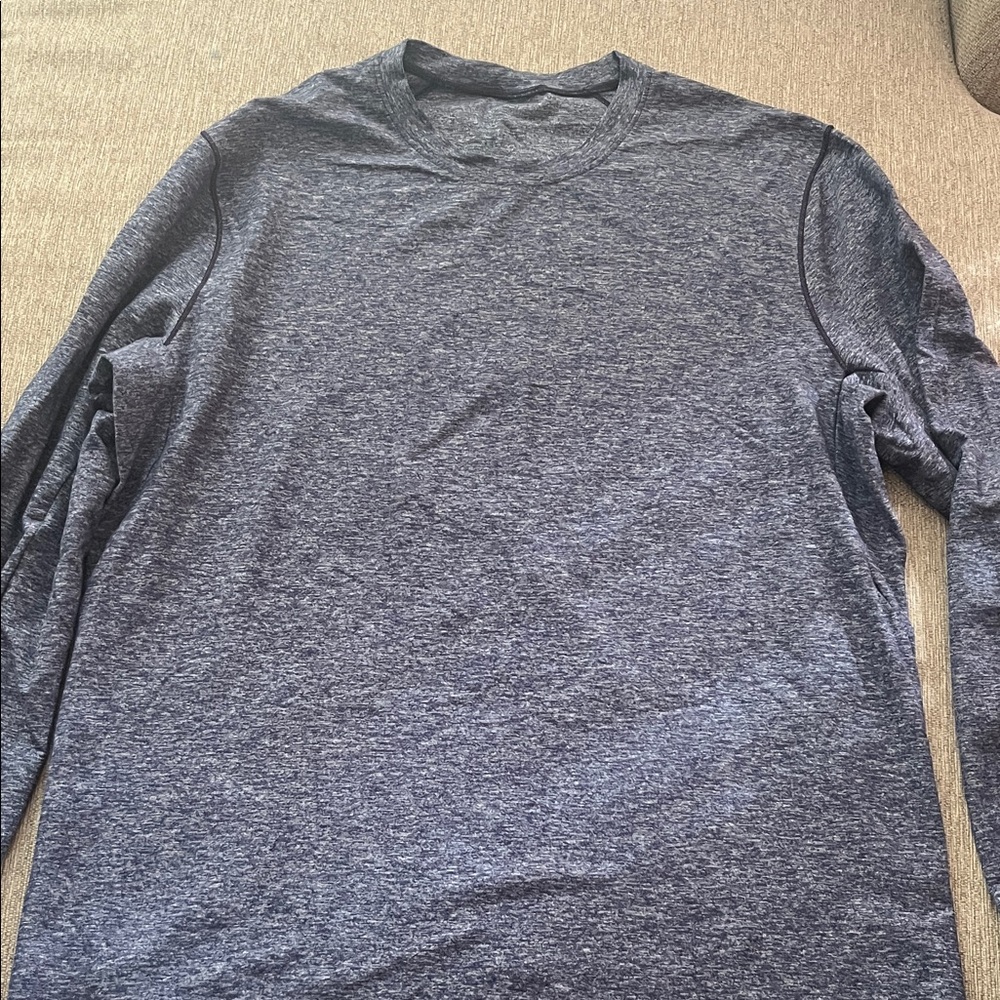 lululemon athletica Charcoal Long Sleeve Tee